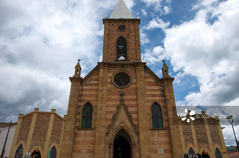 拉基拉教堂，博亚卡，哥伦比亚图片素材