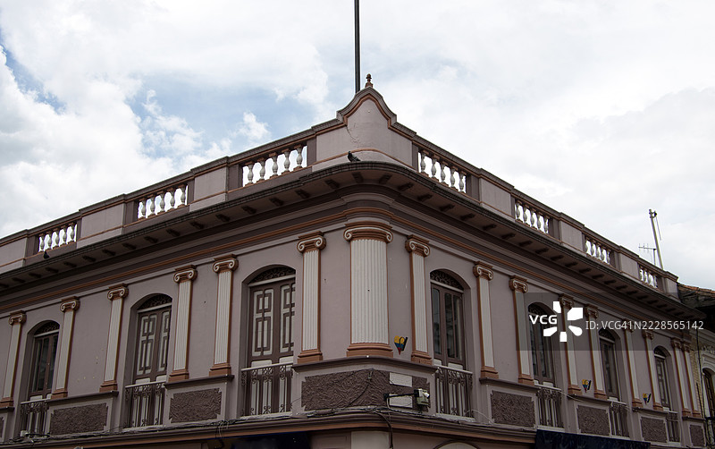 哥伦比亚博亚卡省奇金基拉的建筑图片素材