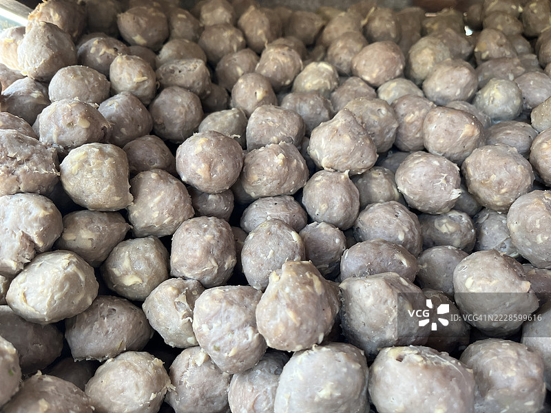印尼肉丸（Bakso）特写展示图片素材