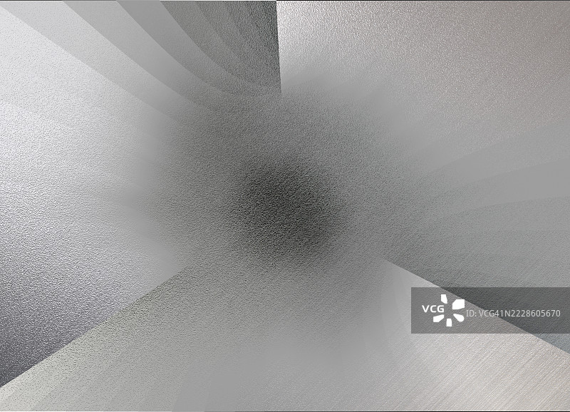 光滑银色金属箔的细腻纹理，带有直线和曲线。图片素材