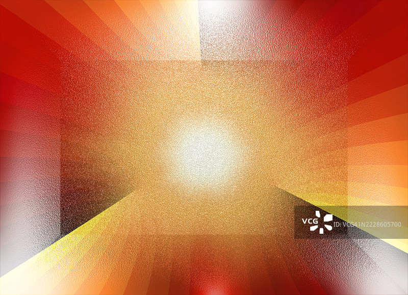 光滑的橙色金属箔的细腻纹理，带有直线。图片素材