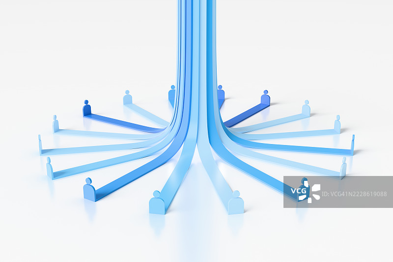 团队合作概念 - 大型团队图片素材