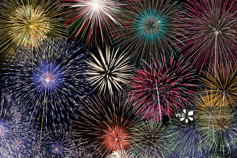 烟花背景图片素材