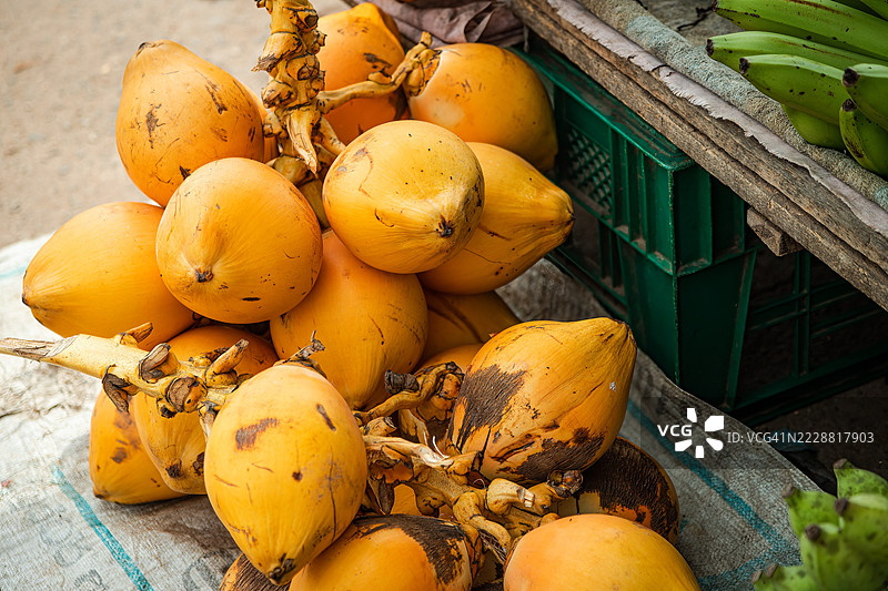 尼甘布市场的热带水果图片素材