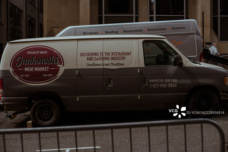 格拉斯哥市中心被改造成纽约，拍摄漫威的《蜘蛛侠：全新的一天》图片素材