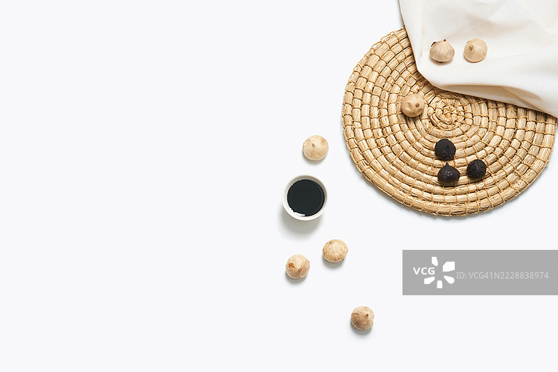 努基，医疗保健，草药，黑蒜，果汁图片素材