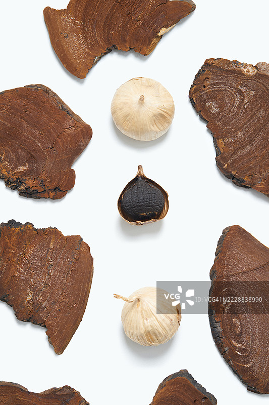 努基，医疗保健，草药，黑蒜图片素材