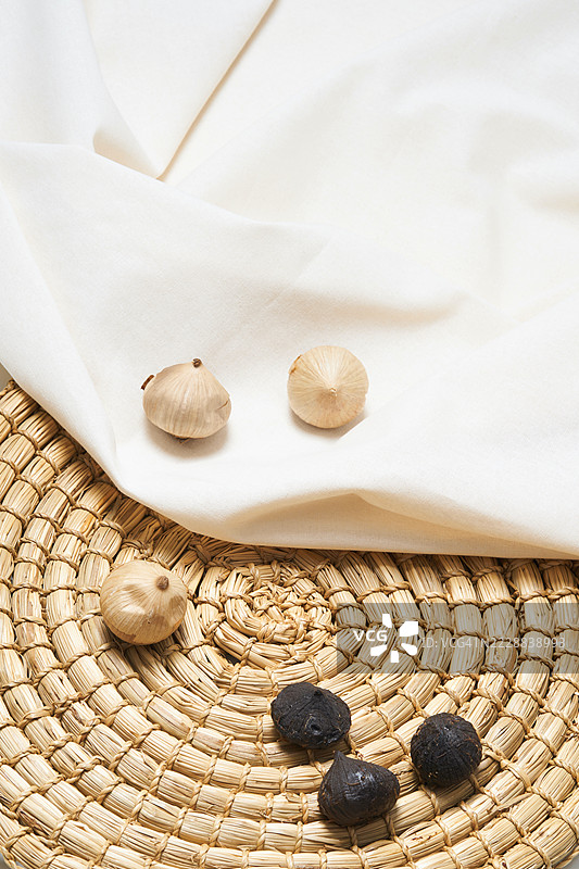 努基，医疗保健，草药，黑蒜，果汁图片素材