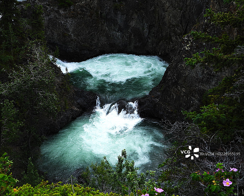 加拿大瀑布的美丽景色图片素材