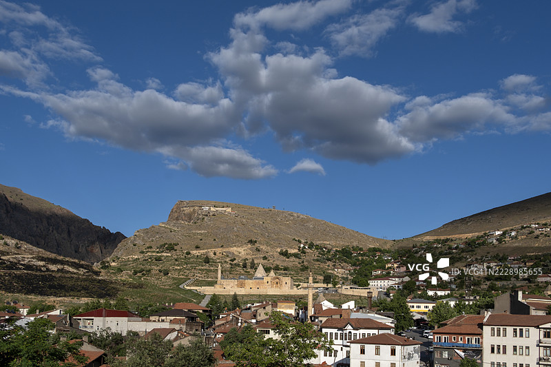 土耳其中部安纳托利亚的西瓦斯大清真寺和医院图片素材