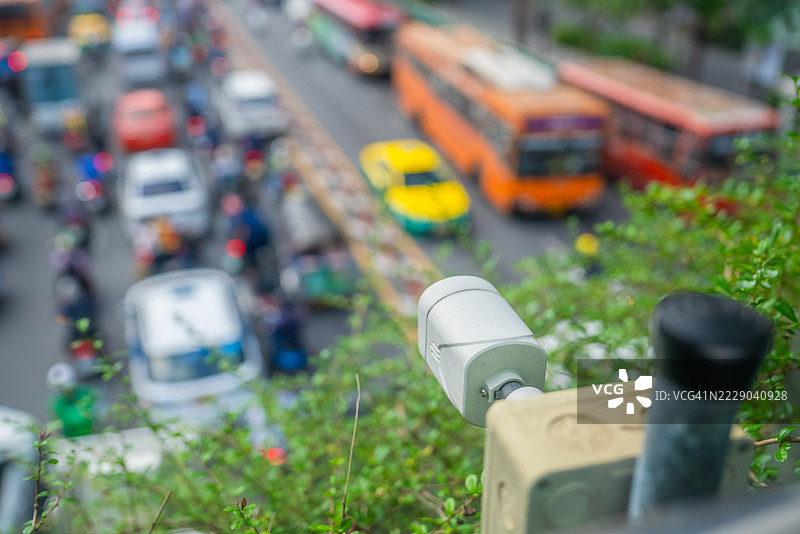 城市，监控摄像头图片素材