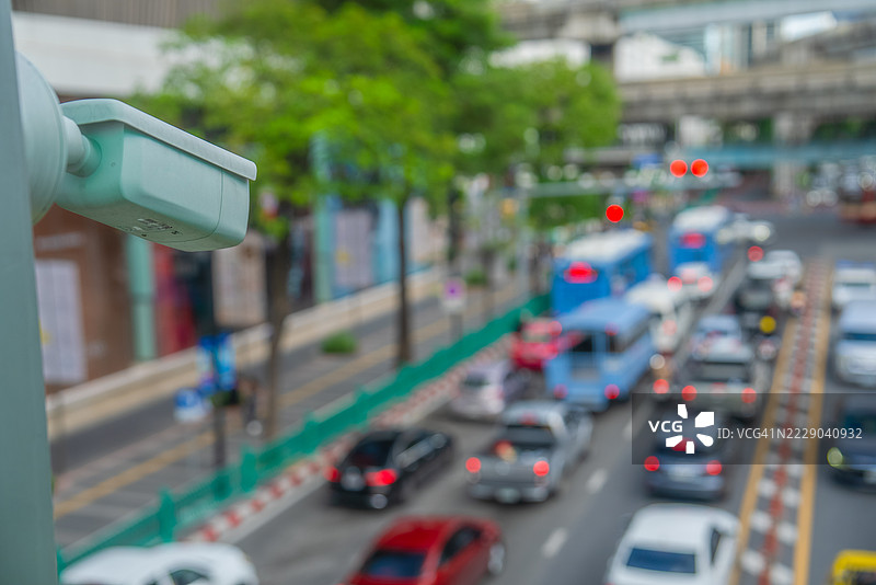 城市，监控摄像头图片素材