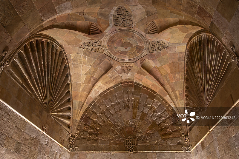 土耳其中部安纳托利亚的西瓦斯大清真寺和医院图片素材