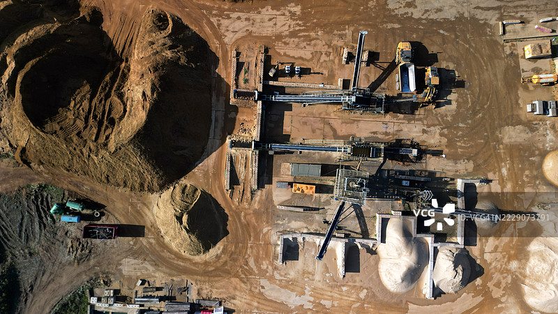 沙子和砾石供应商图片素材