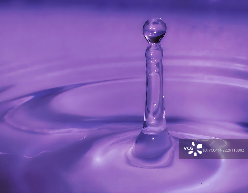 吉萨，埃及，飞溅水滴的特写镜头图片素材