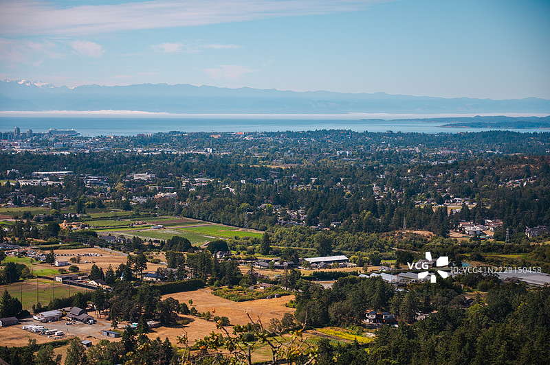 维多利亚的道格拉斯山自然景观图片素材