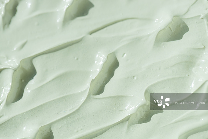 化妆品乳霜、面膜或磨砂膏的质地图片素材