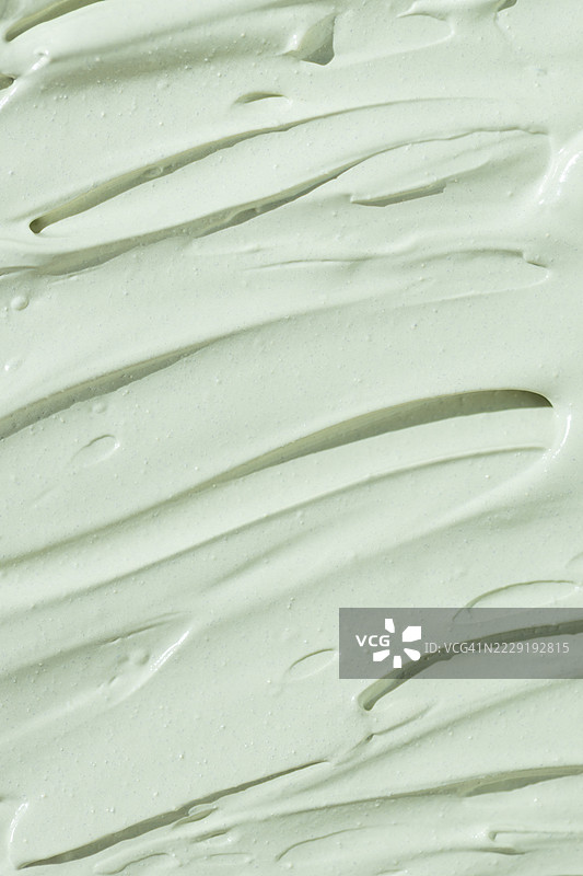 化妆品乳霜、面膜或磨砂膏的质地图片素材