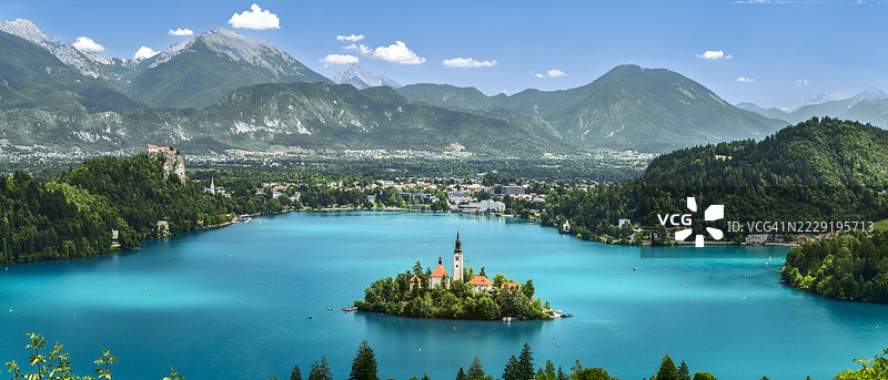 布莱德湖图片素材