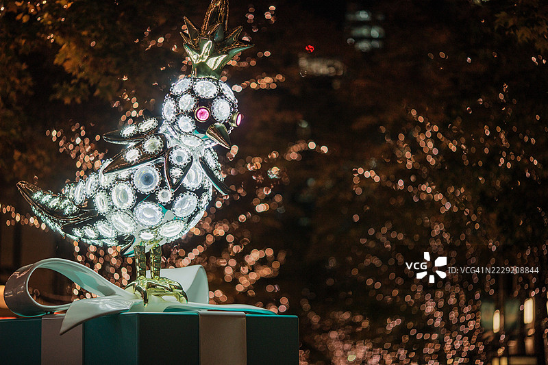 东京丸之内的圣诞氛围图片素材