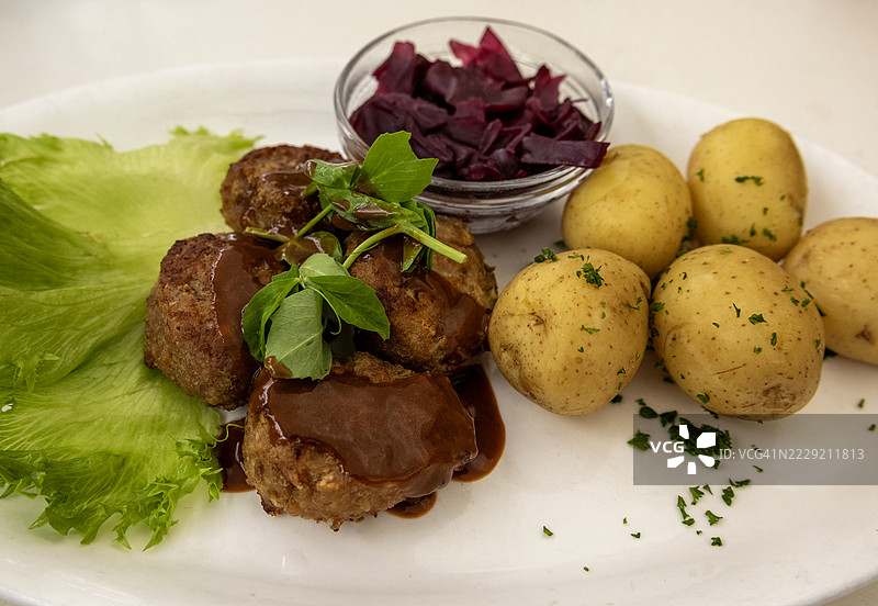 丹麦肉丸图片素材