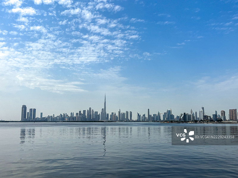 迪拜城市天际线图片素材