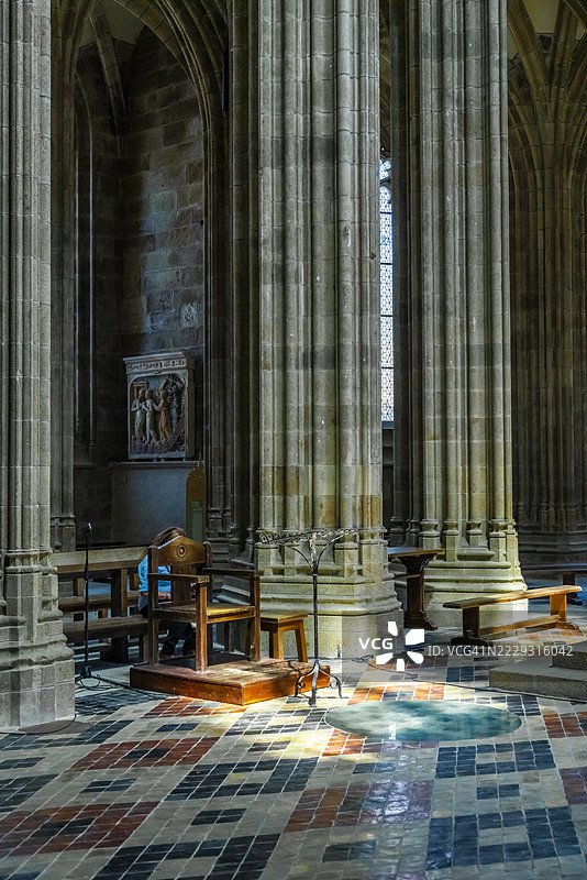 蒙圣米歇尔教堂的内部建筑（IV）图片素材