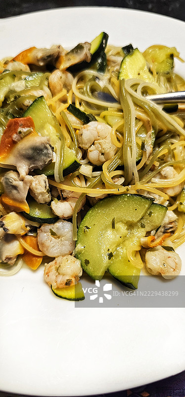 鱼露意大利面图片素材