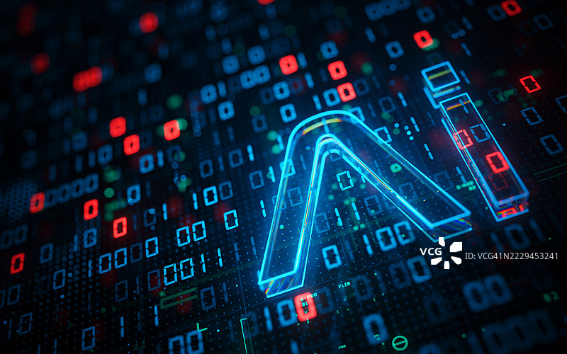 人工智能机器学习大型语言模型AI技术图片素材