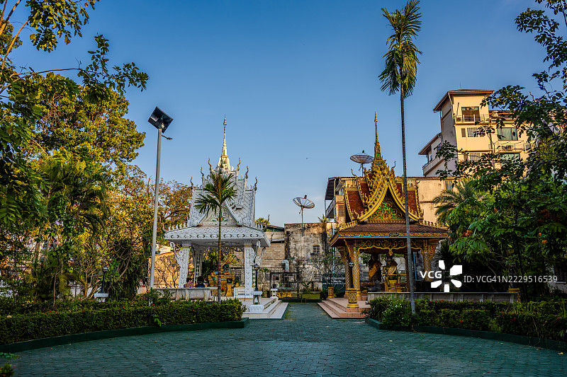 老挝万象的泰国灵庙图片素材