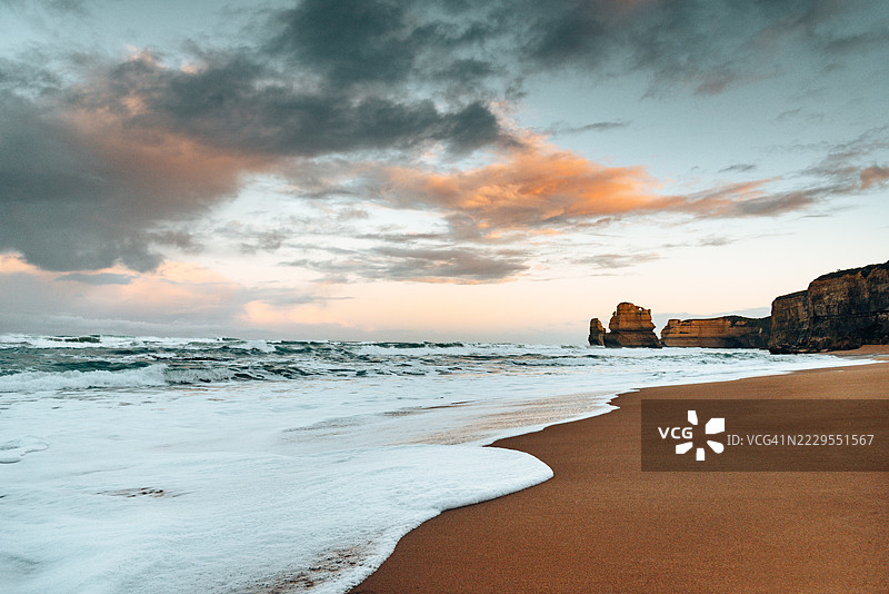 南澳大利亚的吉布森阶梯海滩图片素材