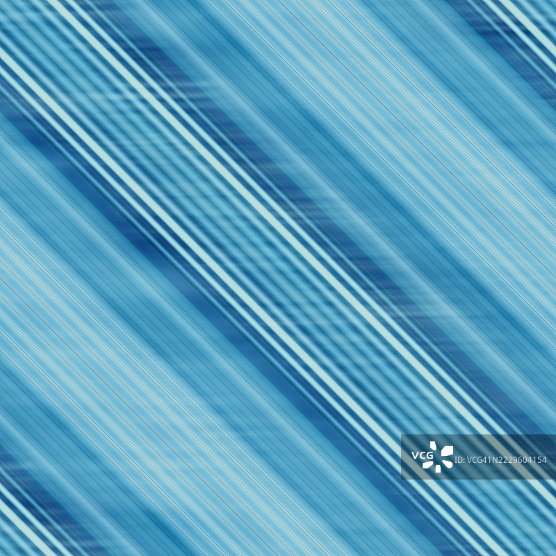 蓝色斜条纹抽象背景。分层的蓝色斜条纹与渐变阴影相结合，形成一种时尚、现代的抽象图案。图片素材
