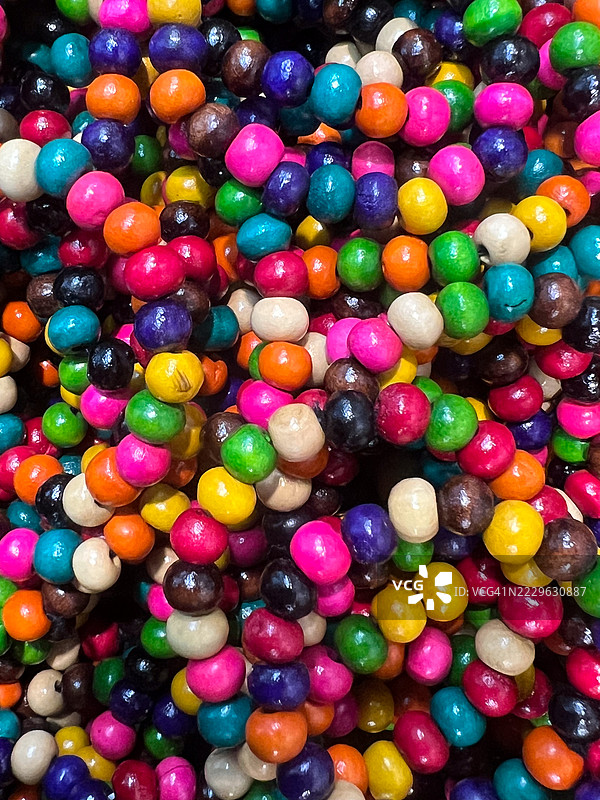 一大群五颜六色的糖果球图片素材