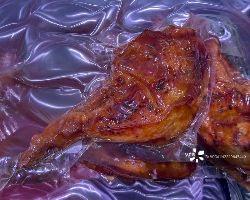 真空包装鸡腿图片素材