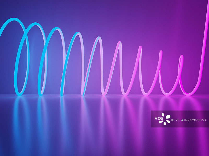 春天的弹跳浅粉色光线图片素材