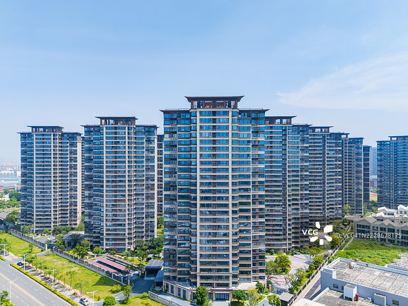 住宅建筑与绿化图片素材