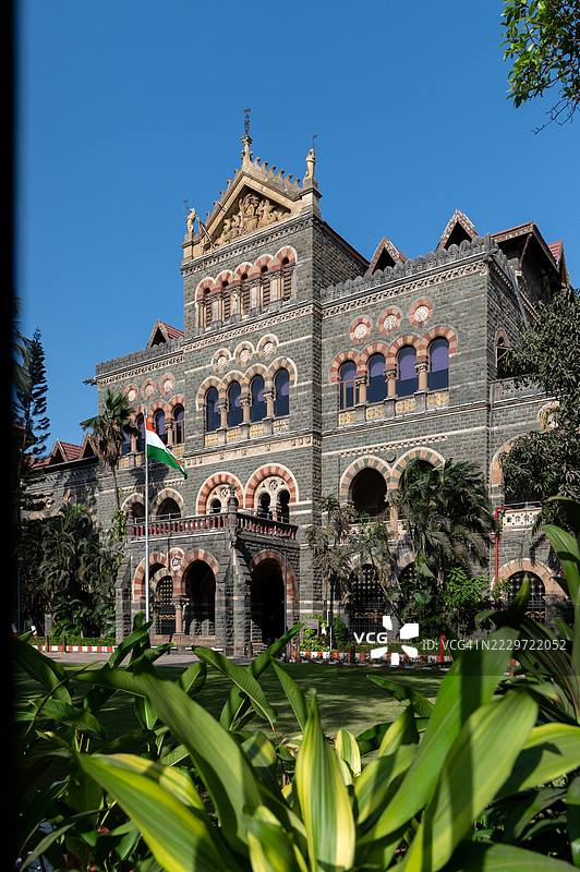 孟买科拉巴的马哈拉施特拉邦警察总部图片素材