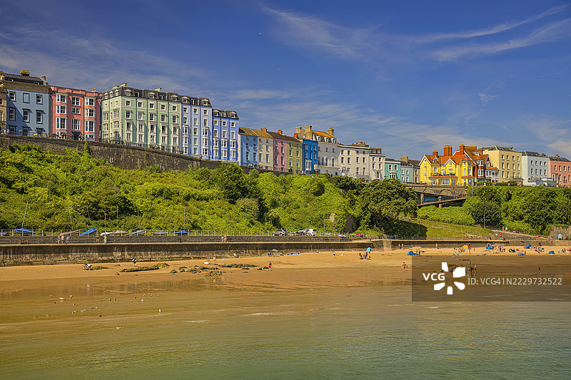 英国威尔士坦比图片素材