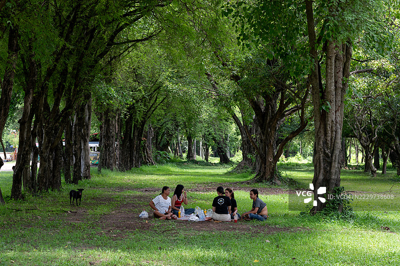 素可泰历史公园的玛哈塔寺图片素材