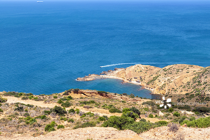 突尼斯科尔布斯的阿因卡纳西拉海岸风光图片素材