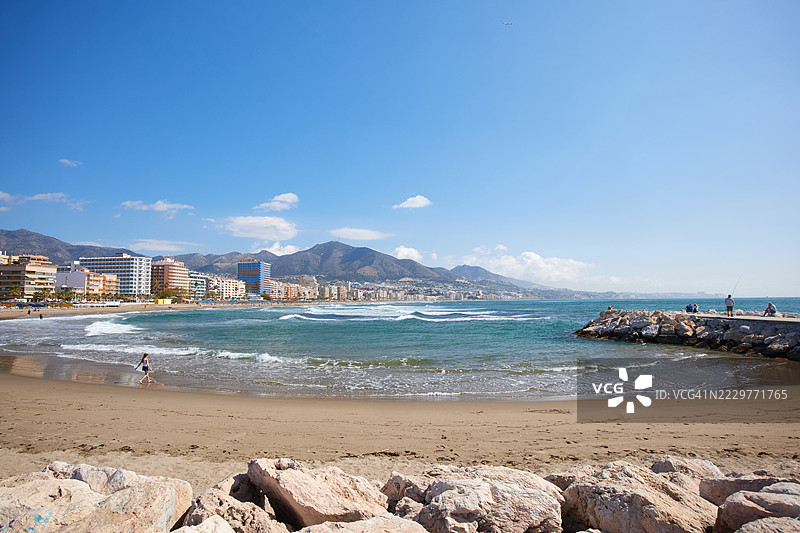 西班牙安达卢西亚的富恩吉罗拉海滩图片素材