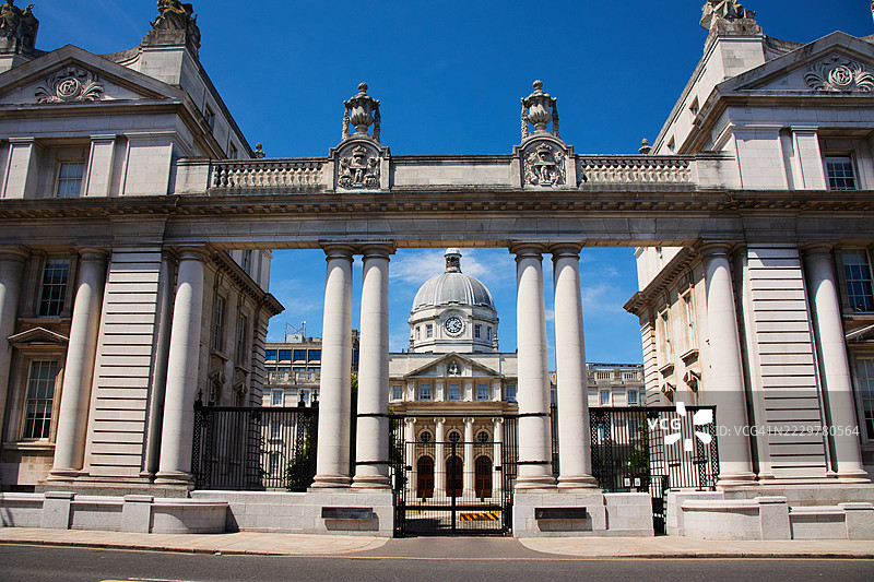 爱尔兰都柏林市的总理办公室图片素材