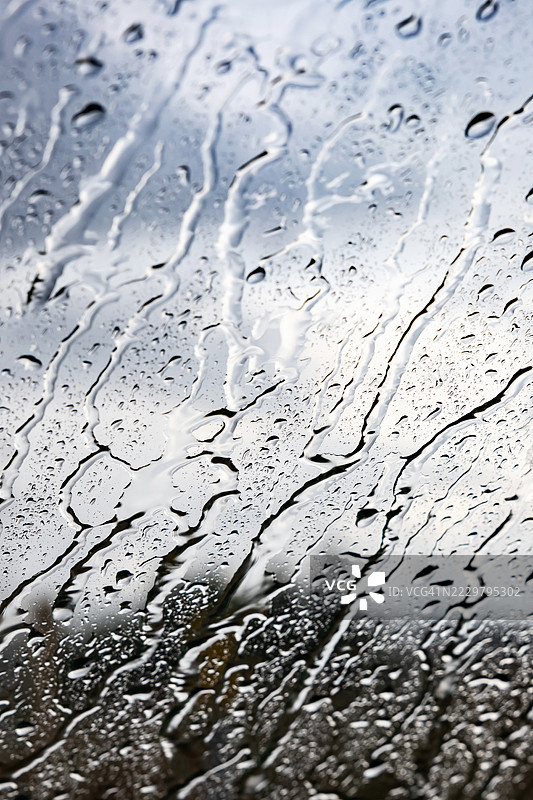 窗户上的雨滴图片素材