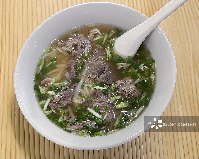 越南牛肉米粉 (Phở Bò)图片素材