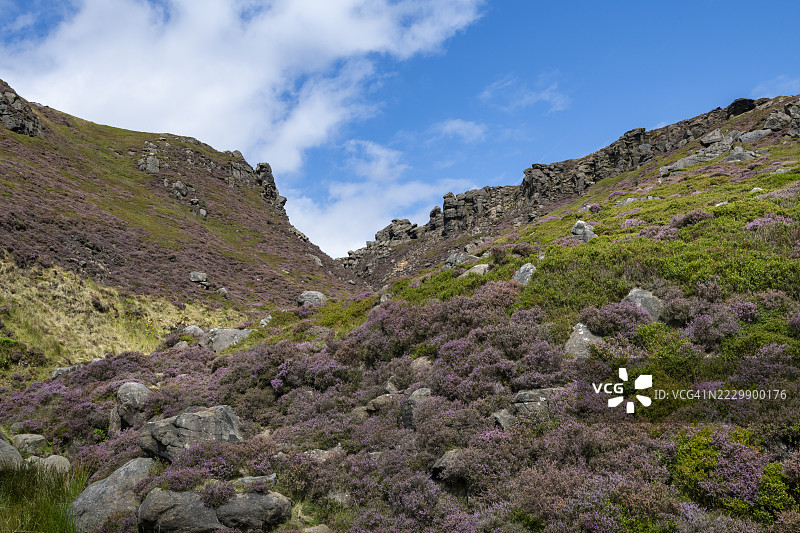 位于峰区的伊代尔附近的格林兹布鲁克峡谷图片素材