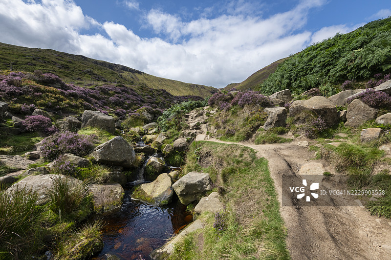 位于峰区的伊代尔附近的格林兹布鲁克峡谷图片素材
