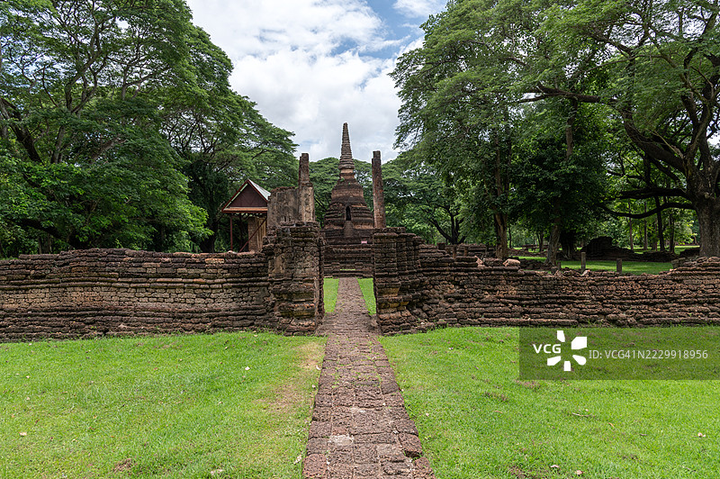 入口门，纳帕雅寺，西萨查纳莱历史公园图片素材