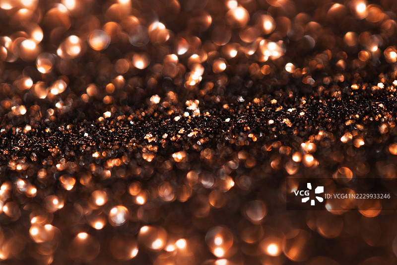 棕色闪亮的闪光散景灯光背景图片素材