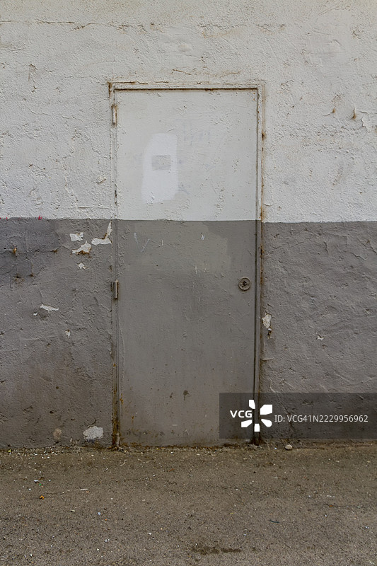 永久关闭的门图片素材