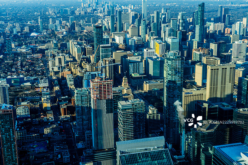 日本城市建筑的高角度视图图片素材